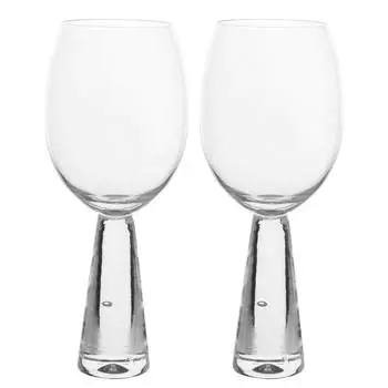 Бокал для вина, 370 мл, 2 шт, стекло, Salerno