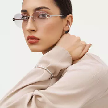 Браслет, 22 см, металл, серебристый, Jewelry