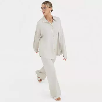 Брюки женские, р. M, вискоза, песочные, Arina