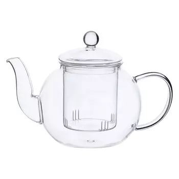Чайник заварочный, 900 мл, стекло Б, Clear