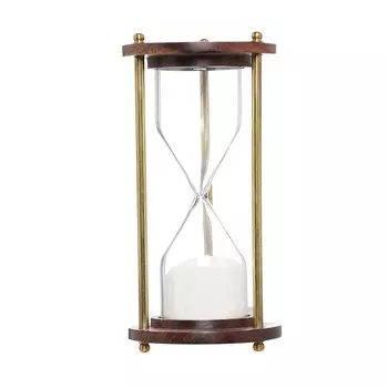 Часы песочные, 14 см, 5 минут, стекло/дерево, Hobby