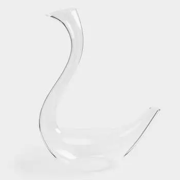 Декантер, 1,7 л, стекло, Лебедь, Swan