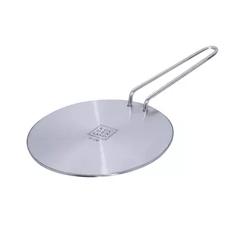Диск-переходник для индукционной плиты, 16 см, со съемной ручкой, сталь/алюминий, Induction