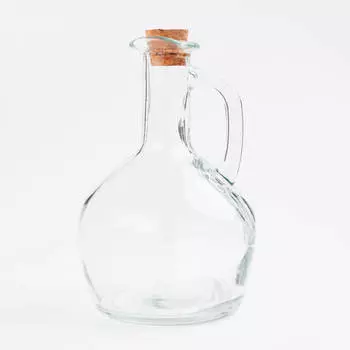Емкость для масла или уксуса, 400 мл, стекло/пробка, Clear cork