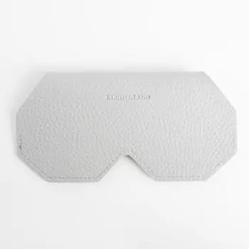 Футляр для очков, 16x8 см, полиуретан, серый, Memo