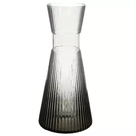 Графин, 1 л, стекло Р, серый, Facet