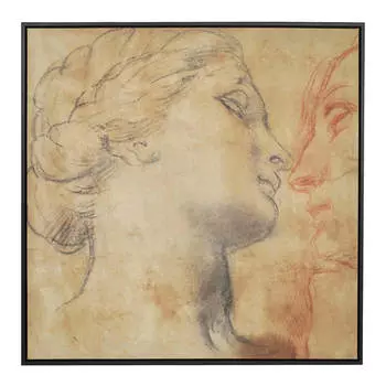 Картина в раме, 80х80 см, холст, Давид, Apollo