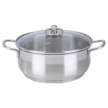 Кастрюля, 20 см, 2,5 л, с крышкой, Egoist