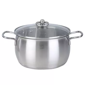 Кастрюля, 20 см, 3,6 л, с крышкой, Egoist