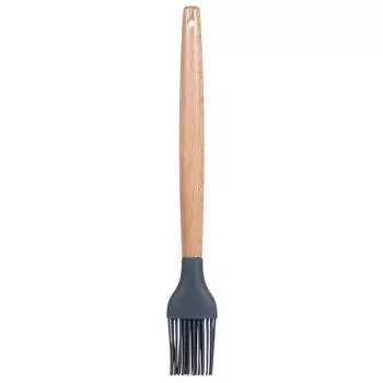 Кисть кулинарная, 27 см, силикон/дерево, серая, Weekend