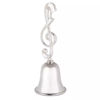 Колокольчик, 13 см, металл, Скрипичный ключ, Fantastic