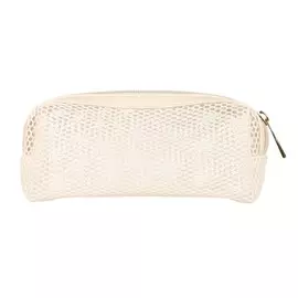 Косметичка, 18х9 см, нейлон, бежевая, Сетка, Easy Travel