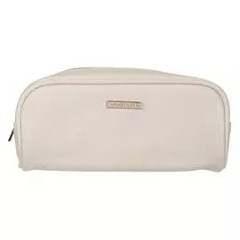 Косметичка, 20х9 см, полиуретан, кремовая, Beauty soft