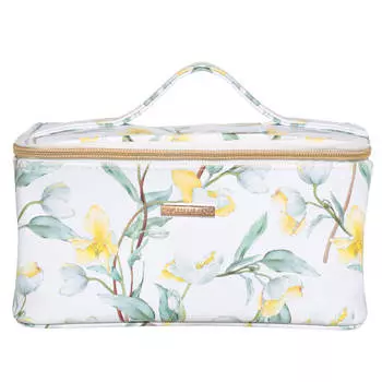 Косметичка, 23х13 см, с ручкой, полиуретан, Isadora