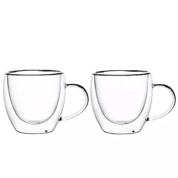 Кружка, 240 мл, 2 шт, стекло Б, Air