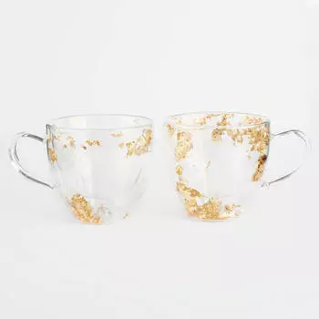 Кружка, 300 мл, 2 шт, стекло Б, Air decor