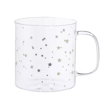 Кружка, 300 мл, стекло Б, Звезды, Sparkle