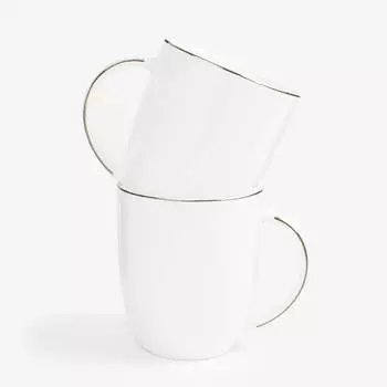 Кружка, 400 мл, 2 шт, фарфор F, Antarctica