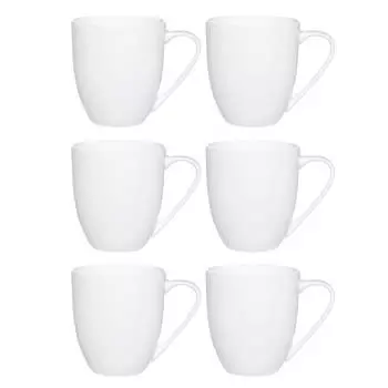 Кружка, 450 мл, 6 шт, фарфор F, белая, Ideal white