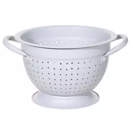 Kuchenland Дуршлаг, 18 см, с двумя ручками, сталь, серый, Soft