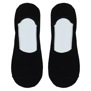 Kuchenland Носки-следки женские, р. 36-38, хлопок/полиэстер, черные, Basic