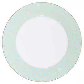 Kuchenland Тарелка обеденная, 27 см, фарфор F, зеленая, Summer pastel