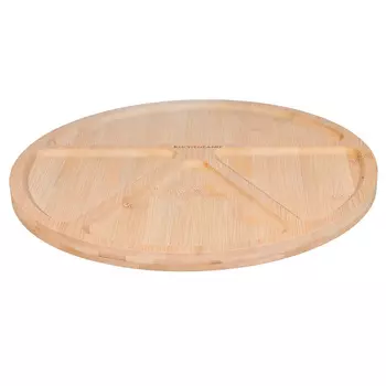 Менажница, 30 см, 4 отд, бамбук, круглая, Bamboo