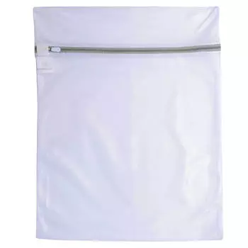 Мешок для стирки одежды, 40х50 см, полиэстер, бело-серый, Safety plus