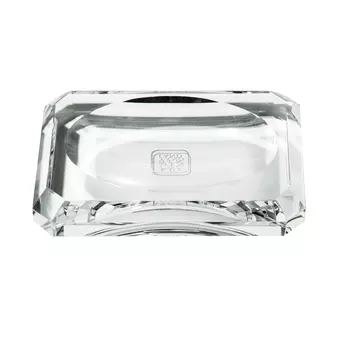 Мыльница, 13х9 см, стекло, прямоугольная, Shower Crystal Glance