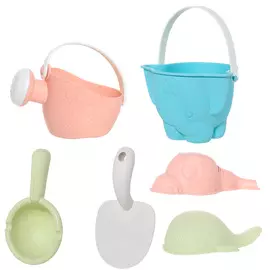 Набор игровой для песка, 6 пр, с лейкой, пластик, разноцветный, Create, Game