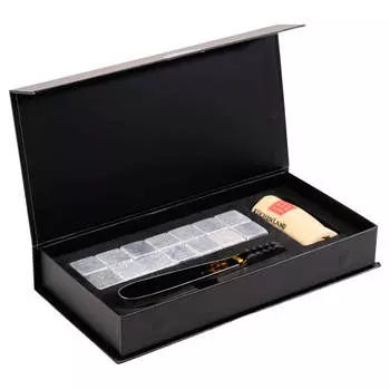 Набор кубиков для охлаждения напитков, 16 пр, с щипцами, стеатит/сталь, BAR