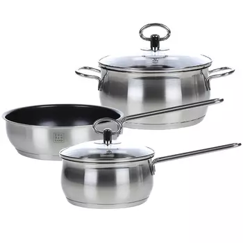 Набор посуды, 3 пр, сталь, Egoist