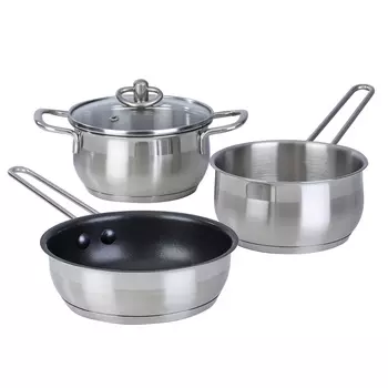Набор посуды, 3 предм, сталь, Egoist