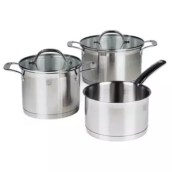 Набор посуды, 3 пр, Small, Silver Stone