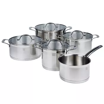 Набор посуды, 5 пр, Medium, Silver Stone