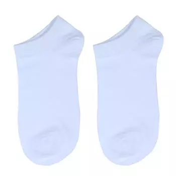 Носки мужские, р. 43-46, хлопок/полиэстер, белые, Basic