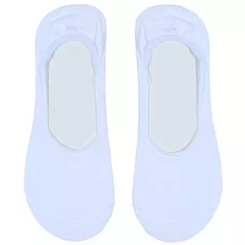 Носки-следки мужские, р. 43-46, хлопок/полиэстер, белые, Basic