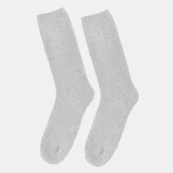 Носки женские, р. 36-38, шенилл, серые, Snoopy