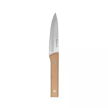 Нож для чистки овощей, 9 см, сталь/дерево, Eco home