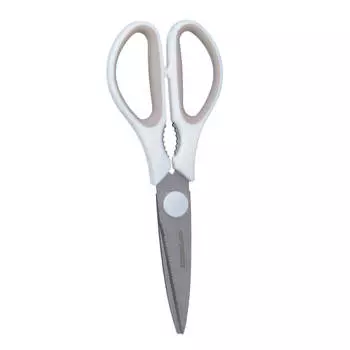 Ножницы кухонные, 21 см, сталь/пластик, кремовые, Assist