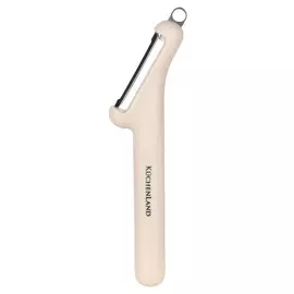 Овощечистка, 16 см, пластик/сталь, бежевая, Regular