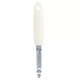 Овощечистка, 21 см, сталь/пластик, бежевая, Deft