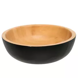 Пиала, 13 см, бамбук, черный, Loft
