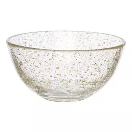 Пиала, 13 см, стекло, с золотистыми блестками, Mica