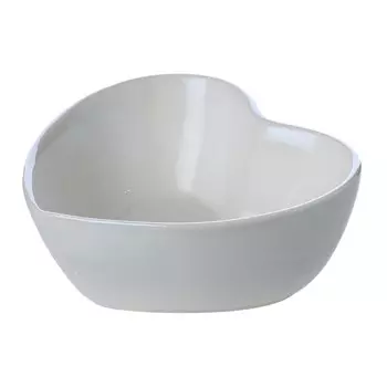 Пиала, 9 см, керамика, перламутровая, Сердце, Heart