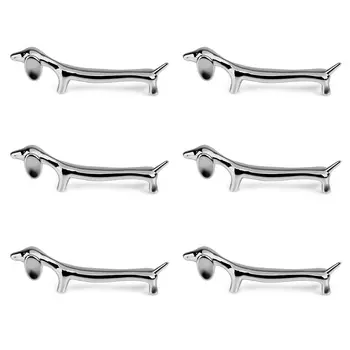 Подставка для ножа, 8 см, 6 шт, металл, Такса, Fantastic