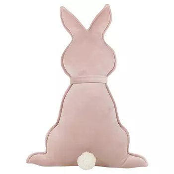 Подушка декоративная, 54 см, спандекс, лиловая, Заяц, Rabbit