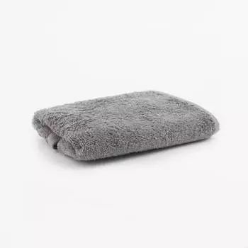 Полотенце, 40х60 см, хлопок, серое, Wellness