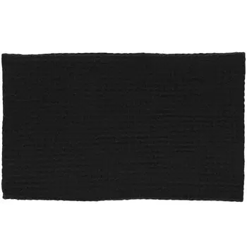 Полотенце, 60х100 см, хлопок, черное, Waffle
