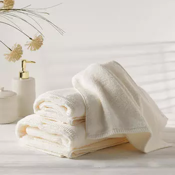 Полотенце, 70х140 см, хлопок, белое, Terry cotton
